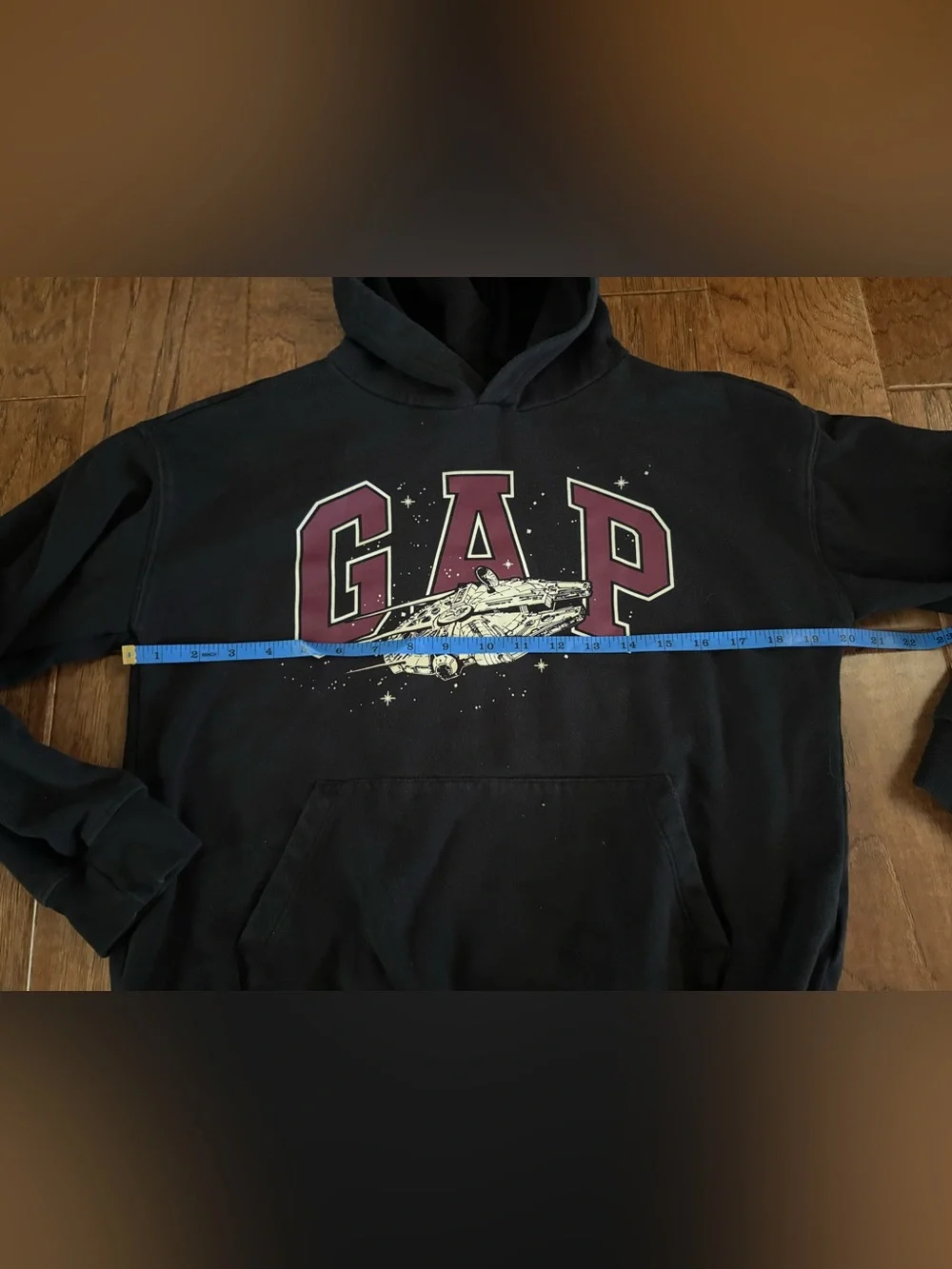 GAP Black Hoodie Star Wars Milennium Falcon size XL